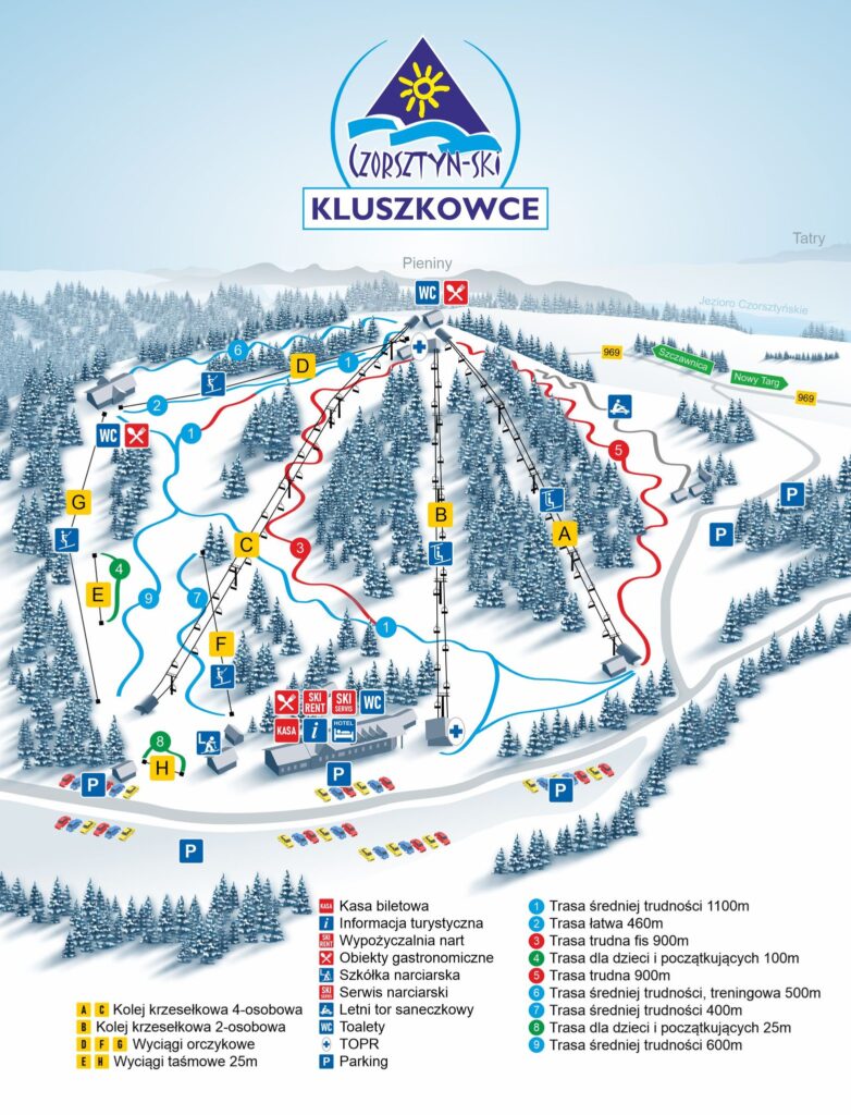 Czorsztyn Ski Trasy i wyciągi